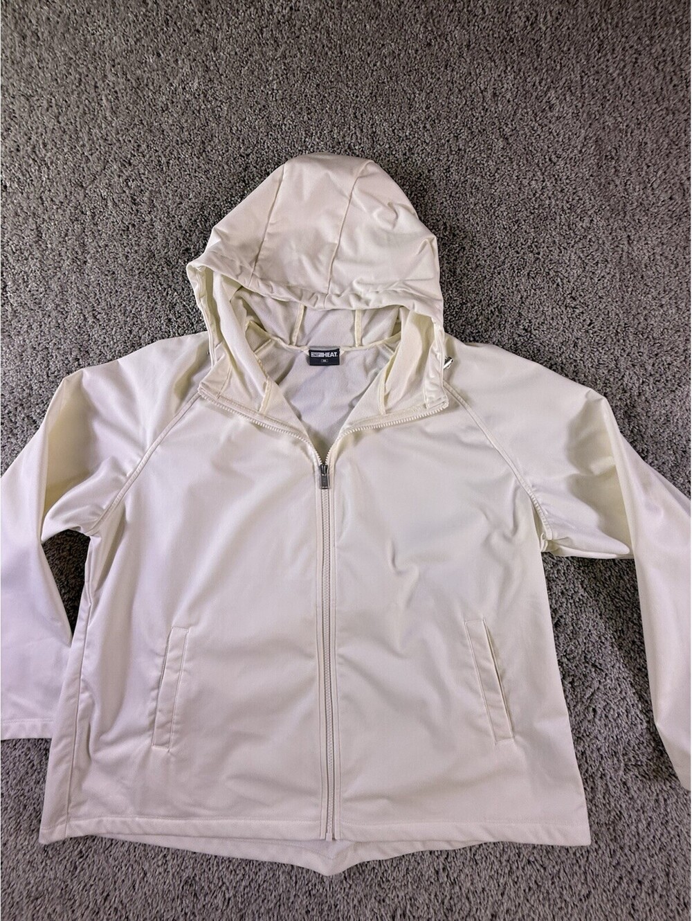 NWOT 32 Degrees Heat Ivory Soft shell Full Zip Jacket XXL Women’s